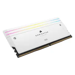 رم دسکتاپ DDR5 دو کاناله 6600 مگاهرتز کورسیر مدل DOMINATOR TITANIUM WHITE RGB ظرفیت 64 گیگابایت CL32