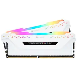 رم دسکتاپ DDR4 دو کاناله 3200 مگاهرتز CL16 کورسیر مدل VENGEANCE RGB RPO (white) ظرفیت 16گیگابایت