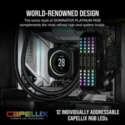 Ram Corsair 64G(32*2)Dual 5200 Dominator RGB