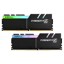 رم دسکتاپ DDR4 دو کاناله 3200 مگاهرتز جی اسکیل مدل Trident Z RGBظرفیت 16 گیگابایت CL16