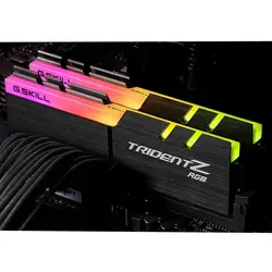 رم دسکتاپ DDR4 دو کاناله 3200 مگاهرتز جی اسکیل مدل Trident Z RGBظرفیت 16 گیگابایت CL16