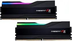 رم دسکتاپ DDR5 دو کاناله 6400 مگاهرتز جی اسکیل مدل Trident Z RGBظرفیت 32 گیگابایت DDR5 CL32