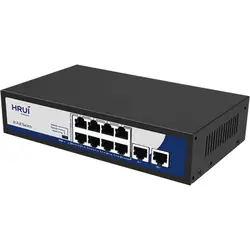 سوییچ POE برند HRUI مدل HR900-AF-82N - دوربین داهوا