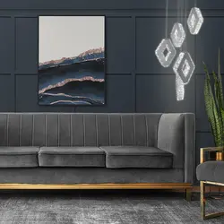 لوستر مدرن آویز کد 0387 دکورابو