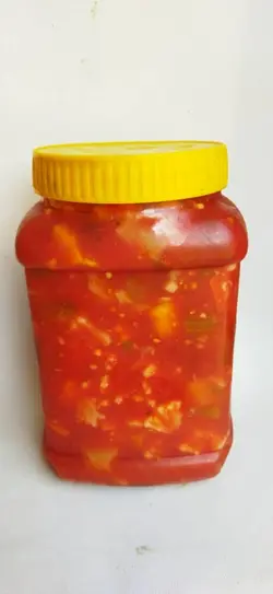 ترشی گوجه خانگی