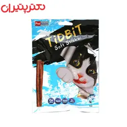 غذای تشویقی گربه تیدبیت مدل ماهی وزن ۷۰ گرم