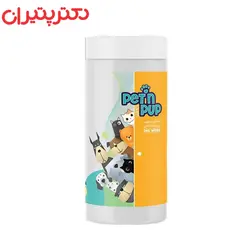 دستمال مرطوب حیوانات خانگی مدل petnpup بسته‌ی 50 عددی