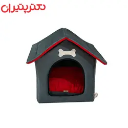 جای خواب سگ و گربه طرح کلبه