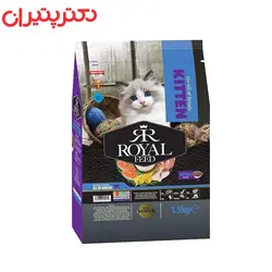 غذای خشک گربه رویال فید مدل kitten (بچه گربه) وزن 1.5 کیلوگرم