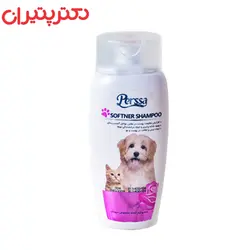 شامپو سگ و گربه پرسا مدل نرم کننده حجم 250 میلی لیتر