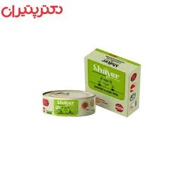 کنسرو غذای بچه گربه شایر مدل مرغ و آلوئه ورا وزن 90 گرم