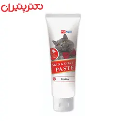 خمیر مالت گربه پتالپین مدل پوست و مو وزن 110 گرم