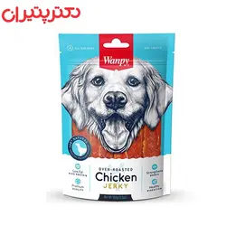 غذای تشويقى سگ ونپی مدل Chicken Jerky وزن 100 گرم