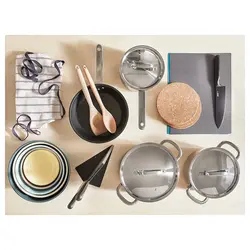 ست پخت و پز استیل ایکیا IKEA 365+