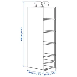 جا لباسی آویز خاکستری ایکیا SKUBB