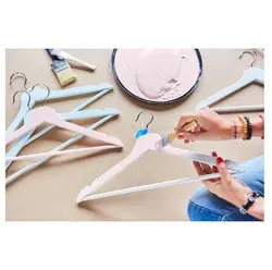 چوب لباسی سفید 8 عددی ایکیا BUMERANG