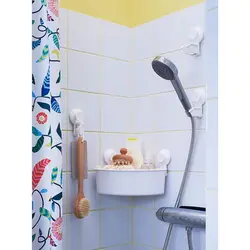 طبقه گوشه حمام ایکیا TISKEN