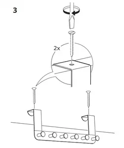 جالباسی پشت درب ایکیا Enudden