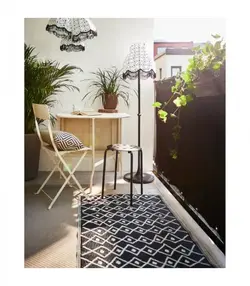 چهارپایه مشکی ایکیا MARIUS