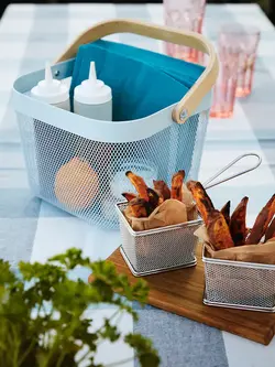 سبد سرو استیل ایکیا GRILLTIDER