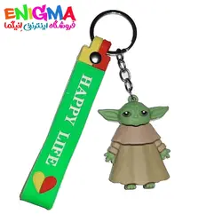 جاکلیدی سیلیکونی فانتزی مدل یودا (شخصیت جنگ ستارگان)