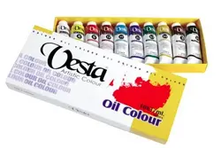 رنگ روغن 10 رنگ Oil Colour Box - فروشگاه اینترنتی اِشل آرت