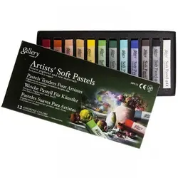 پاستل گچی 12 رنگ مونگیو مدل گالری Gallery