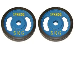 وزنه هالتر خانگی مارک speedo وزن 5 کیلویی - دو عددی