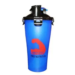 شیکر بدنسازی دو مخزنه پرو نوتریشن Pro Nutrition گنجایش کلی 0.7 لیتر