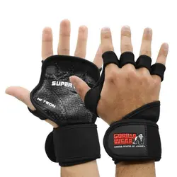 مچ بند و گریپ پد بدنسازی مدل Super Grip-HT گوریلا ور Gorilla Wear