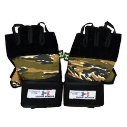 دستکش بدنسازی مدل GDS-140 آندر آرمور Under Armor طرح چریکی