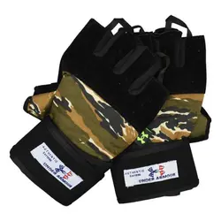 دستکش بدنسازی مدل GDS-140 آندر آرمور Under Armor طرح چریکی