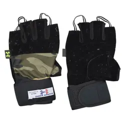 دستکش بدنسازی مدل GDS-140 آندر آرمور Under Armor طرح چریکی