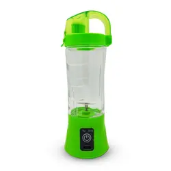مخلوط کن شارژی دو تیغه مدل JUICE ظرفیت ۰٫۴ لیتر (پاور بانک دار)