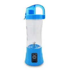 مخلوط کن شارژی دو تیغه مدل JUICE ظرفیت ۰٫۴ لیتر (پاور بانک دار)
