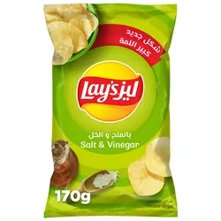 چیپس لیز پاکتی ۱۷۰گرم با طعم سرکه نمکی