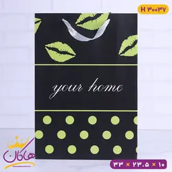 ساک دستی خال خالی طرح بوسه | H 30037