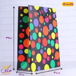 ساک دستی خال خالی رنگی | H 10025