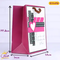 ساک دستی عاشقانه صورتی | کد H 20035