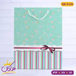 ساک دستی گل دار سبز | SA 4025