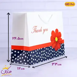 ساک دستی رسمی گل دار | کد HO 401