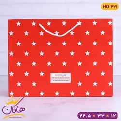 ساک دستی ستاره دار قرمز | کد HO 421