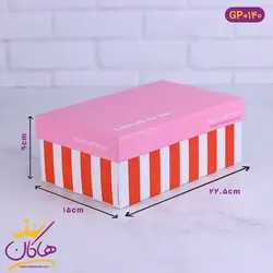 جعبه کادویی راه راه مقوایی | کد GPO140