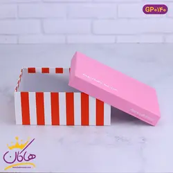 جعبه کادویی راه راه مقوایی | کد GPO140