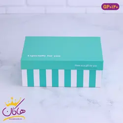 جعبه کادویی راه راه مقوایی | کد GPO140