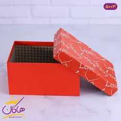 خرید و قیمت جعبه کادویی عاشقانه قرمز | فروشگاه هاکان مد