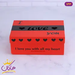 جعبه هدیه I Love You قلبی ولنتاین | کد 133