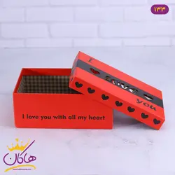 جعبه هدیه I Love You قلبی ولنتاین | کد 133