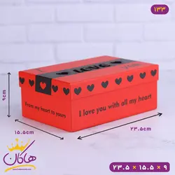 جعبه هدیه I Love You قلبی ولنتاین | کد 133