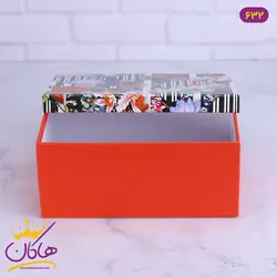 جعبه هدیه قرمز گل گلی | کد 632/3